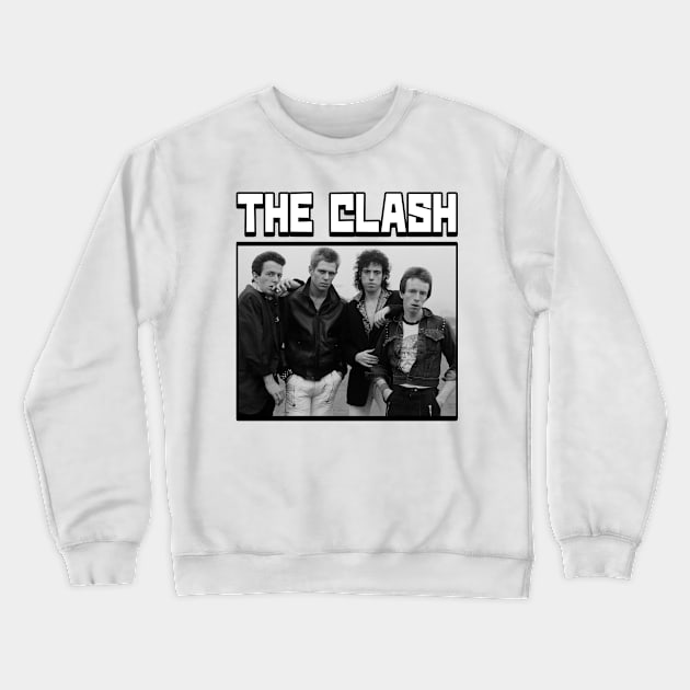 The Clash Crewneck Sweatshirt by Pemandangan Kenangan 2000